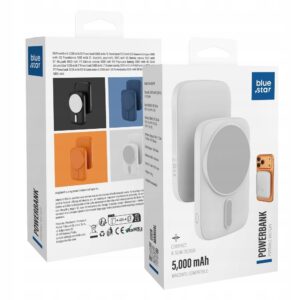 Powerbank Forcell 5000 mAh biały