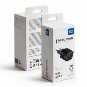 Ładowarka sieciowa do telefonu Blue Star Nano GaN USB C + USB A QC4.0 PD 3A
