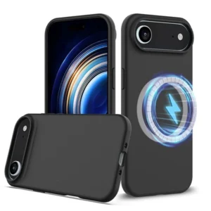 Etui Velvet Silicone Case MagSafe obudowa magnetyczna z mikrofibrą do Apple iPhone 17 Air (Czarny)