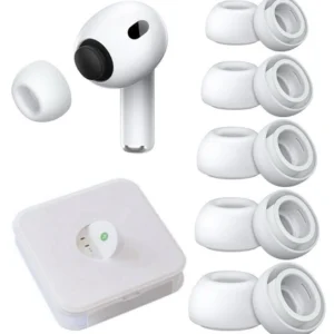 8x Gumki wkładki douszne końcówki Ear Tips do słuchawek Apple AirPods Pro 1/2 rozmiar XS/S/M/L (8 szt.)