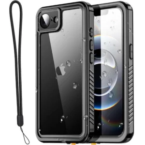 Etui  360° Waterproof Case IP68 obudowa wodoodporna wodoszczelna pancerna do iPhone 16e/17e (Czarny)