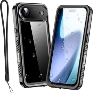 Etui  360° Waterproof Case IP68 obudowa wodoodporna wodoszczelna pancerna do iPhone 17 Air (Czarny)