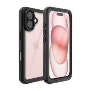Etui 360° Waterproof Case IP68 obudowa wodoodporna wodoszczelna pancerna do iPhone 17 (Czarny)