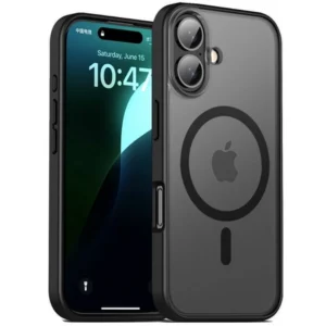 Etui Matte Hybrid MagSafe Case obudowa magnetyczna iPhone 16 Plus (Czarny)