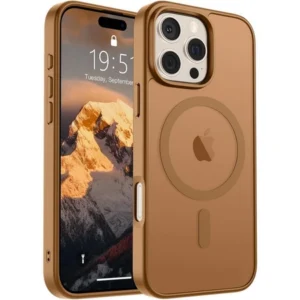 Etui Matte Hybrid MagSafe Case obudowa magnetyczna iPhone 16 Pro Max (Brązowy)
