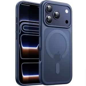 Etui  Matte Hybrid MagSafe Case obudowa magnetyczna iPhone 17 Pro Max/18 Pro Max (Granatowy)