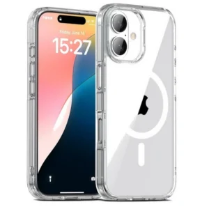Etui  Quartz MagSafe Crystal TPU+PC Case obudowa hybrydowa wzmacniana magnetyczna do Apple iPhone 16 Plus (Przezroczysty)