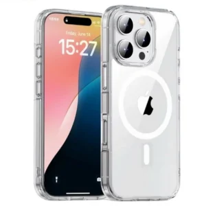 Etui  Quartz MagSafe Crystal TPU+PC Case obudowa hybrydowa wzmacniana magnetyczna do Apple iPhone 16 Pro Max (Przezroczysty)