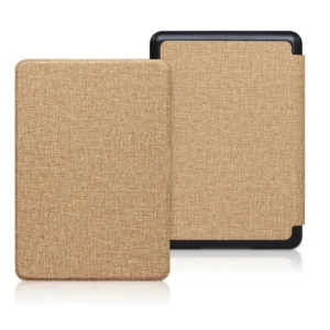 Etui D-Pro Smart Cover Hand Strap obudowa z uchwytem na rękę do czytnika ebooków Amazon Kindle Paperwhite 7" (12 Gen.) / Colorsoft / Signature Edition 2024 (Sand Beige / Piaskowy)