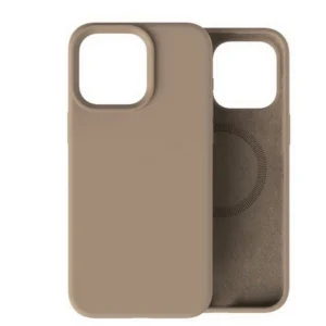 Etui  Velvet MagSafe Case obudowa magnetyczna z mikrofibrą do iPhone 15 Pro Max (Brązowy)