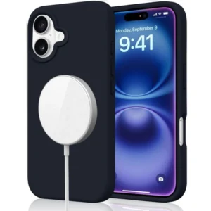 Etui Velvet MagSafe Case obudowa magnetyczna z mikrofibrą do iPhone 16 (Czarny)