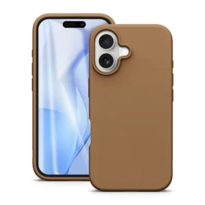 Etui Velvet MagSafe Case obudowa magnetyczna z mikrofibrą do iPhone 16 Plus (Brązowy)