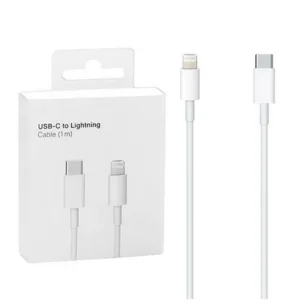 Kabel przewód USB-C Typ-C do Apple Lightning do szybkiego ładowania PD iPad iPhone X 11 12 13 14 100cm 1m (Box)