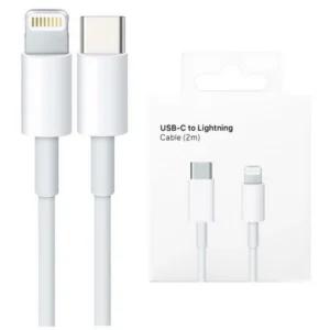 Kabel przewód USB-C Typ-C do Apple Lightning do szybkiego ładowania PD iPhone iPad 200cm 2m (Box)