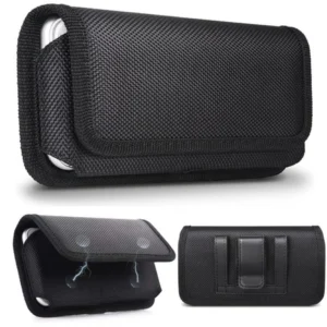 Kabura pozioma Holster Oxford Magnetic etui magnetyczne do paska na telefon do 6.9 cala (rozm. XXL) (Czarny)
