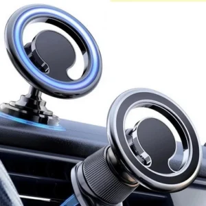 NOX 2in1 MagSafe Vent Car Holder uchwyt samochodowy do kratki i na kokpit do auta samochodu telefonu (Black)