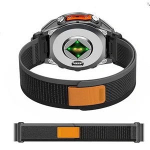 Pasek MFC QuickFit EasyFit V2 opaska sportowa nylonowa do zegarków Garmin 22mm Fenix 5 / 6 / 7/ 8 / E / Pro / Solar / Instinct / Epix / Qucikfit (Czarny)
