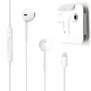 Słuchawki douszne MFC Lightning przewodowe z mikrofonem do Apple iPad iPhone 5S SE 6 7 8 SE2 SE3 X XS 11 12 13 14 mini Plus Pro Max