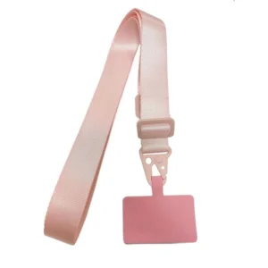 Smycz D-Pro Crossbody XL Neck Strap pasek na ramię szyję wkładka pod etui do telefonu (Różowa)