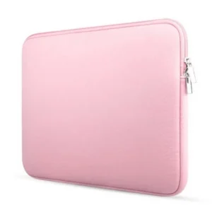 Torba D-Pro Neopren Sleeve pokrowiec etui miękkie minimalistyczne na laptop HP Dell Lenovo MacBook Air/Pro 13/14 (Różowy)