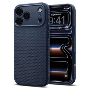 Plecki Spigen do Apple iPhone 17 Pro Max, iPhone 18 Pro Max niebieski