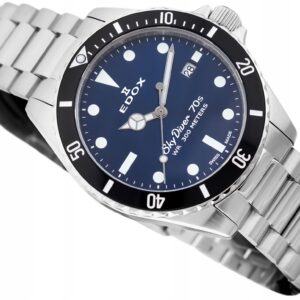 Edox zegarek męski 53017 3NM BUI